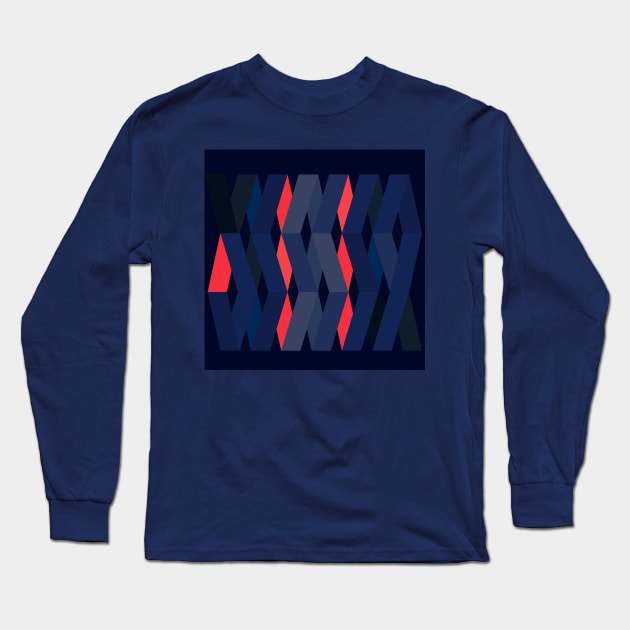 Modernist Weave Long Sleeve T-Shirt by modernistdesign